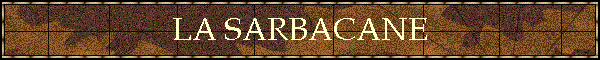 LA SARBACANE